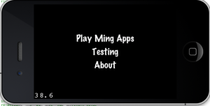 Ming Apps CCMenu Cocos2d Tutorial Screen shot